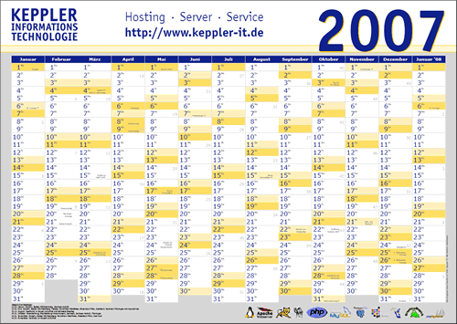 Kalender 2007