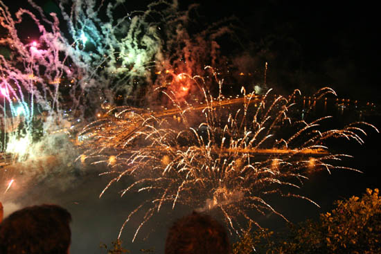 Feuerwerk in Agrópoli