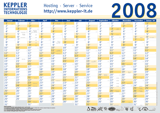 Kalender 2008