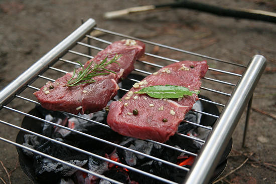 Rinderfilet auf dem Camping-Grill :-)
