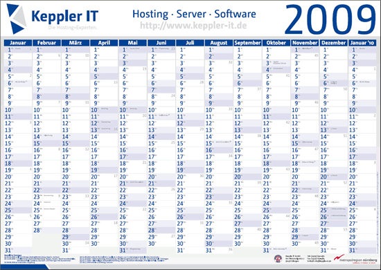 Keppler-IT Kalender 2009
