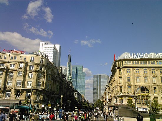 Traumwetter in Frankfurt